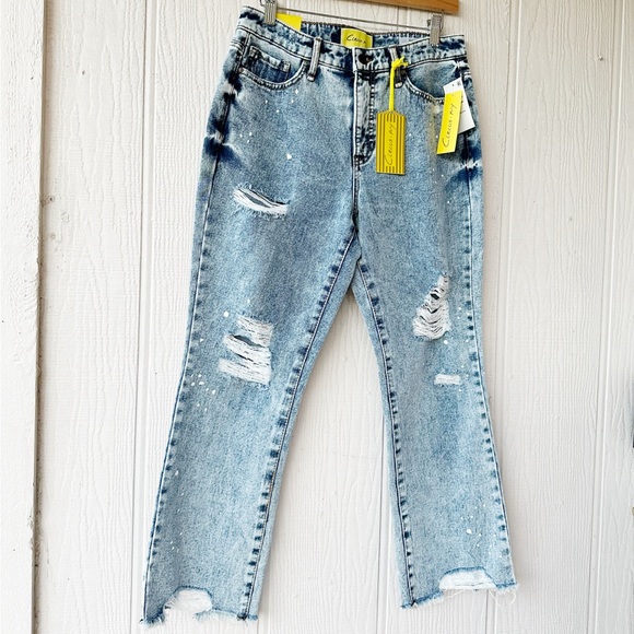 NEW Circus NY by Sam Edelman Distressed High Rise Slim Straight - Picture 4 of 10